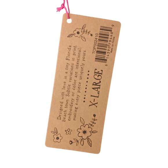 New Natural Life Cut It Out Tee XL Charcoal Floral Open Back Cotton Top - Picture 13 of 14